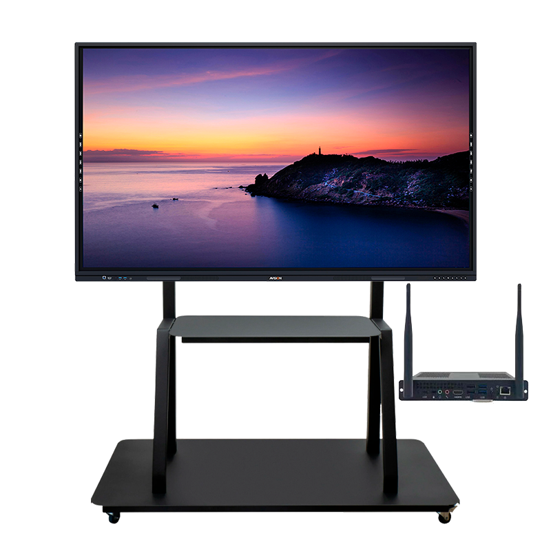 Інтерактивна панель AVISION MT-65, комп. модуль OPS (i5-12Gen/16/256/W11Pro), мобільний стенд